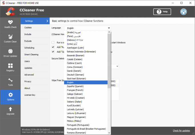 Ccleaner Change Language 