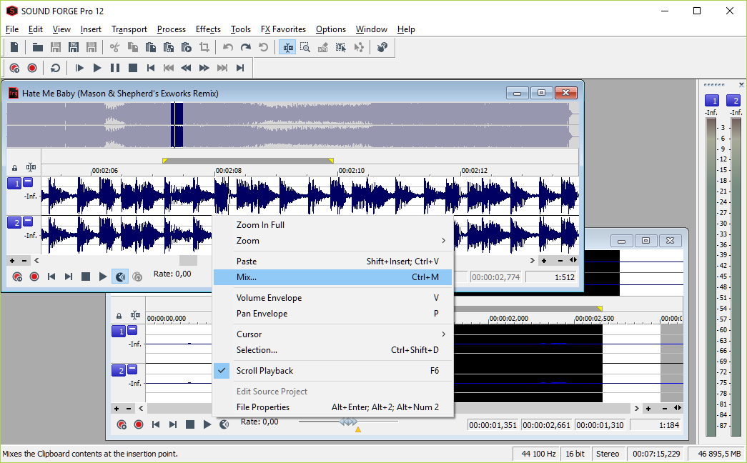 Sound forge rus. Программа Sound Forge. Программа для наложения голоса. Volume-Sound в Sound Forge.